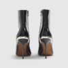 Black Skinny Heel Pointed Ankle Boots