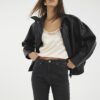 Black Slim Fit High Waisted Ankle Jeans