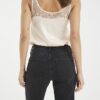 Black Slim Fit High Waisted Ankle Jeans