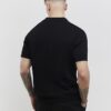 Black Slim Fit Open Collar Shirt