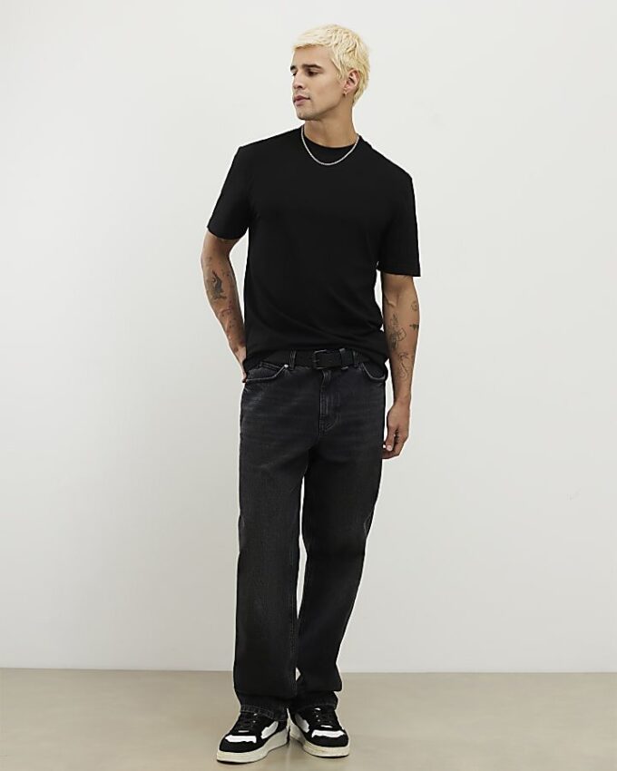 Black Slim Fit Pack Of 3 T-Shirts