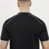 Black Slim Fit Piped T-Shirt