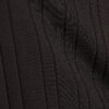 Black Slim Fit Ribbed T-Shirt