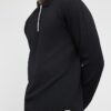 Black Slim Fit Textured Polo Shirt