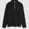 Black Slim Fit Textured Polo Shirt