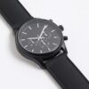 Black Strap Watch