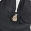 Black Studded Plunge Swimsuit