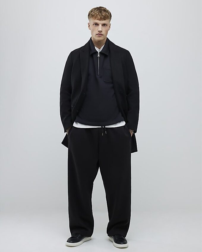 Black Tailored Coat