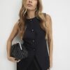 Black Tailored Waistcoat