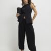 Black Tailored Waistcoat
