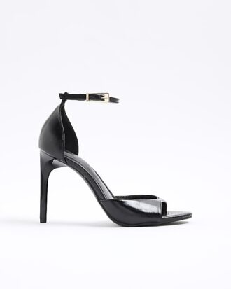Black Closed Back Heels