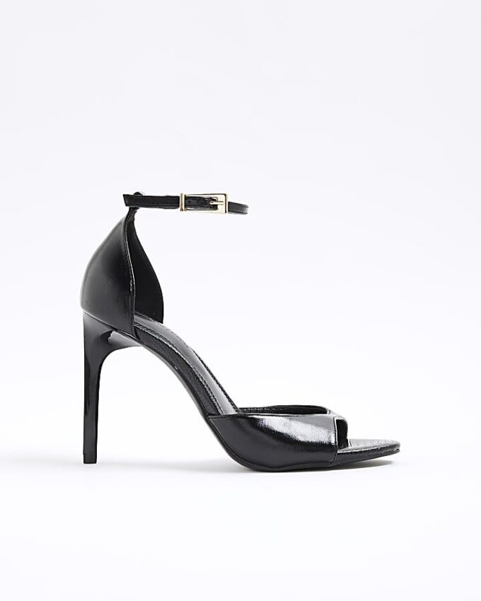 Black Closed Back Heels