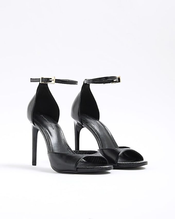 Black Closed Back Heels