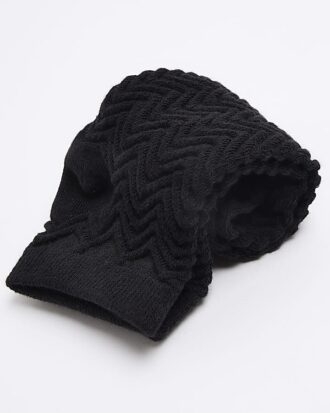 Black zig zag 2 Pack Trainer Socks