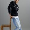 Blue Denim Straight Leg Jeans