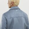 Blue Faux Suedette Western Jacket