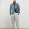 Blue Faux Suedette Western Jacket