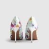 Blue Floral Embellished Court Heels