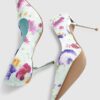 Blue Floral Embellished Court Heels