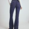 Blue High Waisted Sculpt Flare Jeans