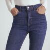 Blue High Waisted Sculpt Flare Jeans