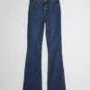 Blue High Waisted Sculpt Flare Jeans