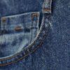 Blue High Waisted Seamed Wide Leg Jeans
