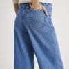 Blue High Waisted Wide Leg Jeans