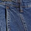 Blue High Waisted Wide Leg Snaffle Jeans