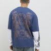 Blue Japanese Double Layered T-Shirt