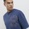 Blue Japanese Double Layered T-Shirt