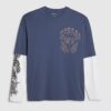 Blue Japanese Double Layered T-Shirt