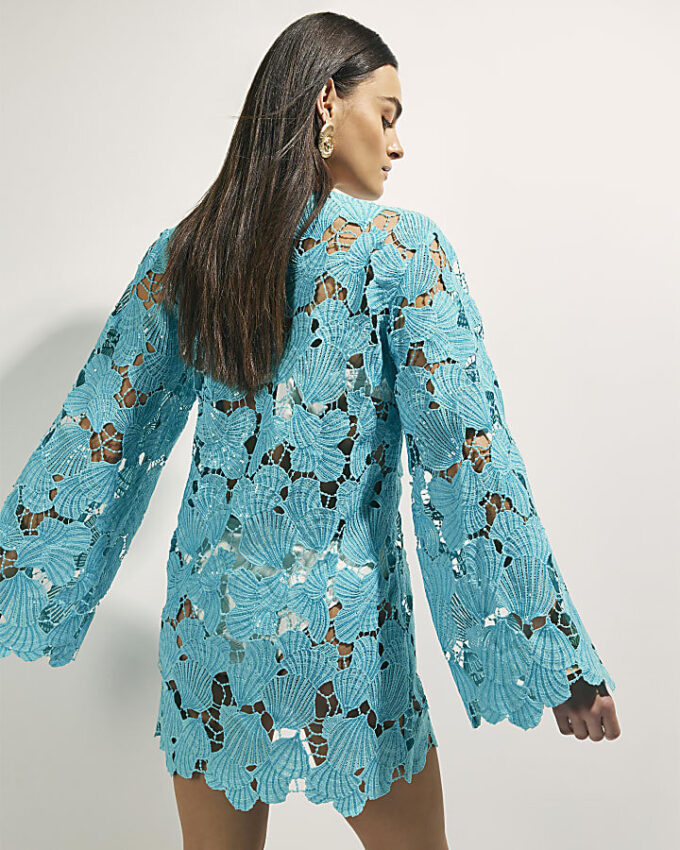 Blue Lace Shell Beach Tunic
