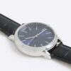 Blue Leather Strap Watch