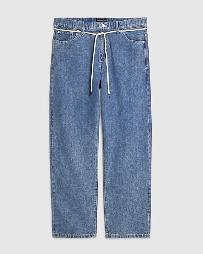 Blue Loose Fit Jeans