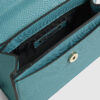 Blue Metal Handle Tote Bag