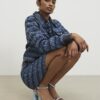 Blue Mid Block Heels