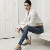 Blue Mid Rise Molly Bum Sculpt Skinny Jeans
