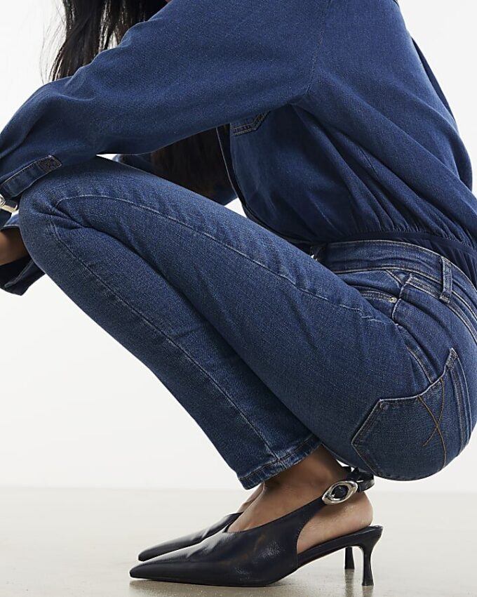 Blue Molly Sculpt Skinny Jeans