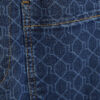 Blue Monogram Relaxed Flare Jeans