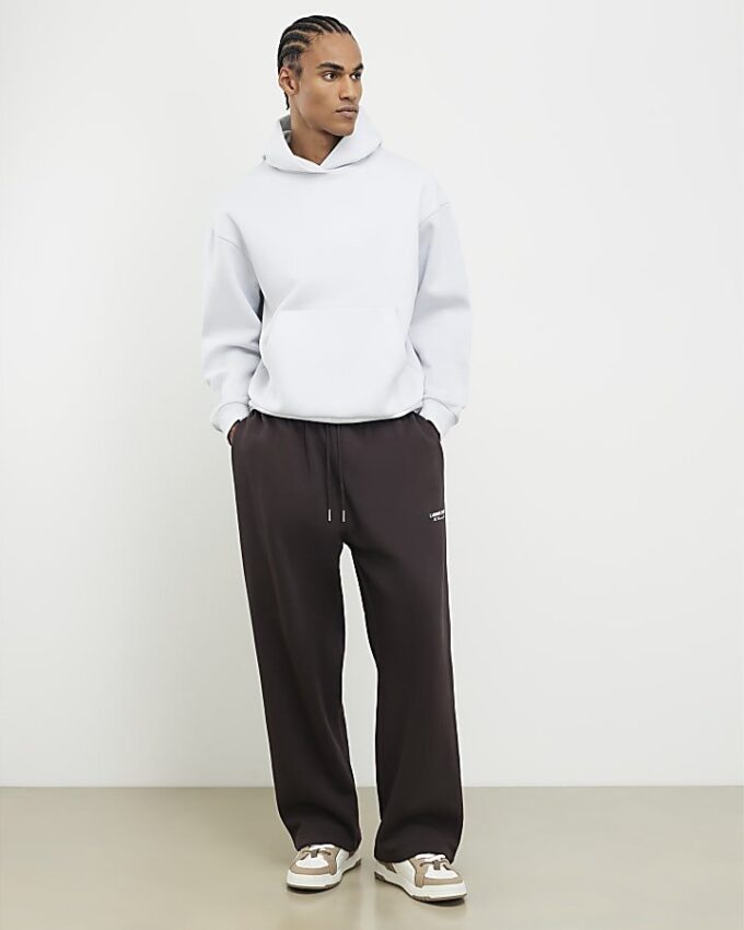 Blue Oversized Fit Essentials Hoodie