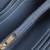 Blue Paisley Print Embroidered Purse