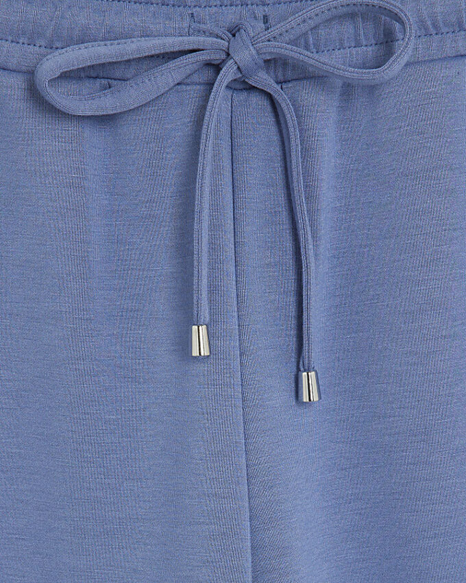 Blue Premium Wide Leg Joggers