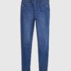 Blue Pull-On Sculpt Skinny Jeans