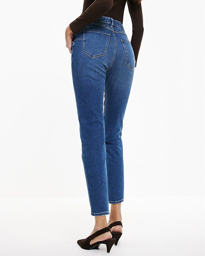 Blue Pull-On Sculpt Slim Jeans