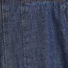 Blue Pull On Wide Leg Jeans