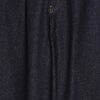 Blue Raw Waistband Wide Leg Jeans