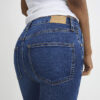Blue Skinny Fit Capri Jeans