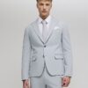 Blue Skinny Fit Check Suit Jacket