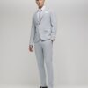 Blue Skinny Fit Check Suit Jacket